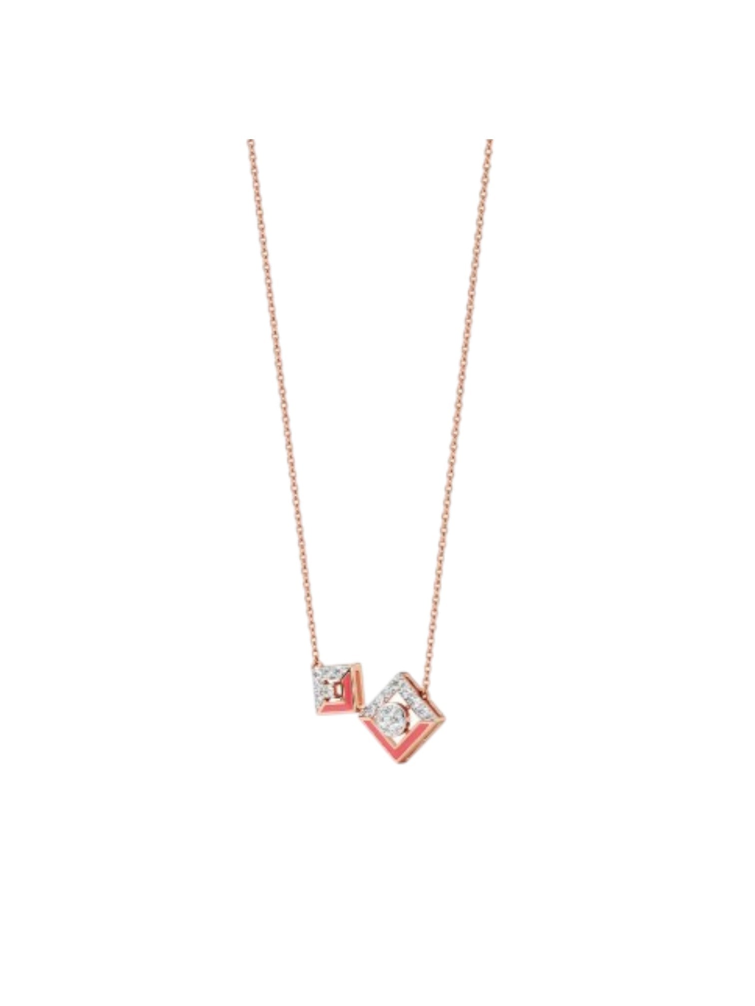 925 Sterling Silver With CZ Stones Gold Plated Pendant With Chain For Women By Kesardeep